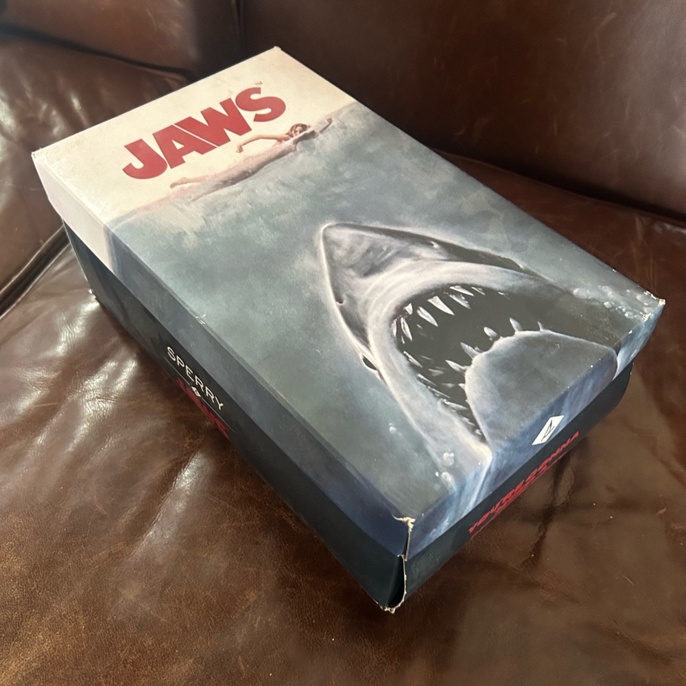Sperry X Jaws 40th Anniversary Shark Attack Boat Shoes Men 10 M